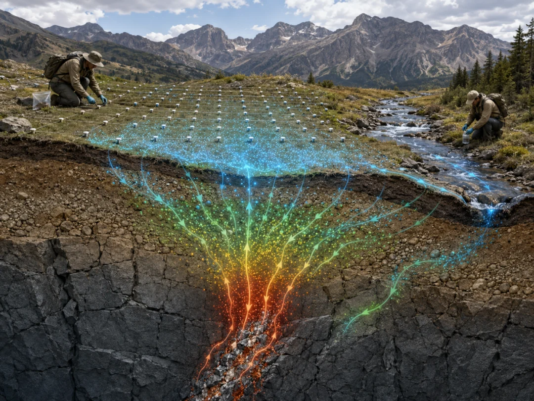 Geochemistry Finds Material, Geophysics Maps Space: How GAIA AI Turns Anomalies into Exploration Targets