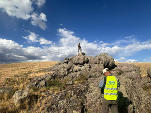 GAIA geologists in Kazakhstan
